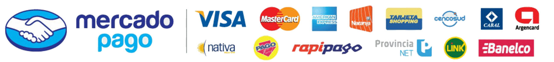 Cards enabled in Mercado Pago